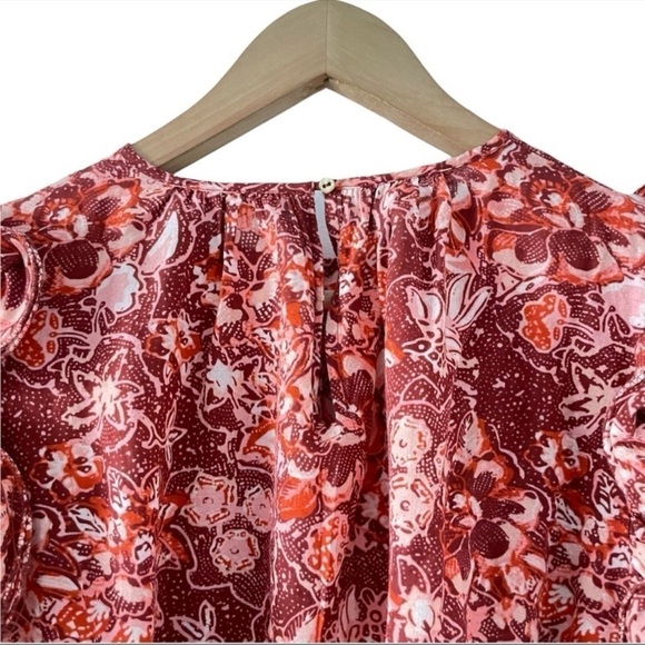 Ulla Johnson Medine Blouse in Coral - Picture 9 of 12